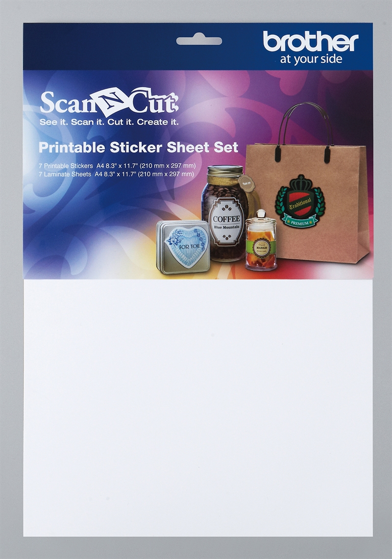 SCANNCUT SATS MED ETIKETTER