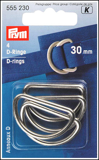 PRYM D-ringar 30mm