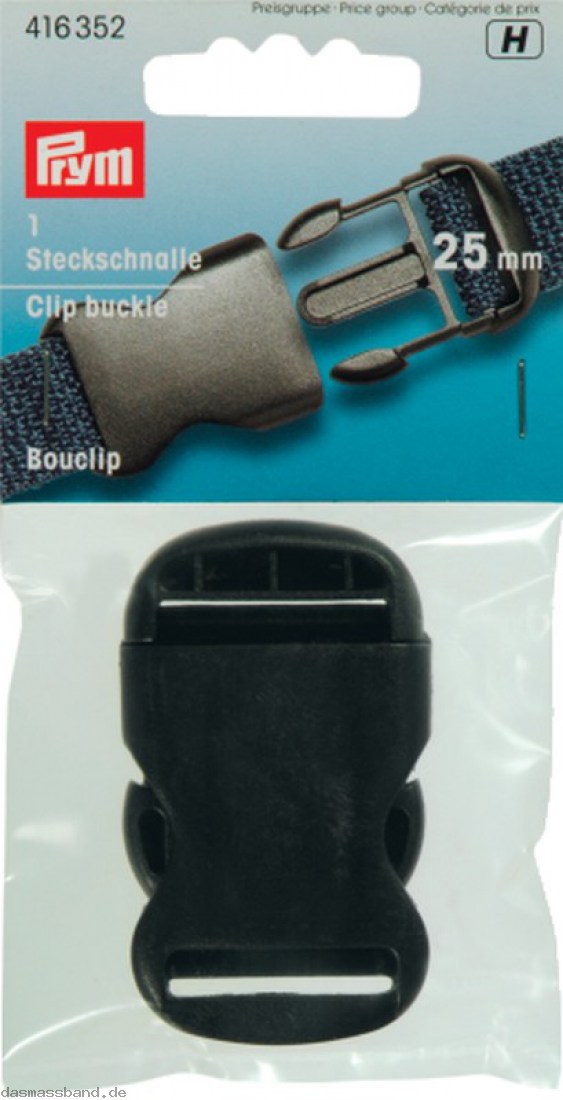 PRYM Plastspänne 25mm