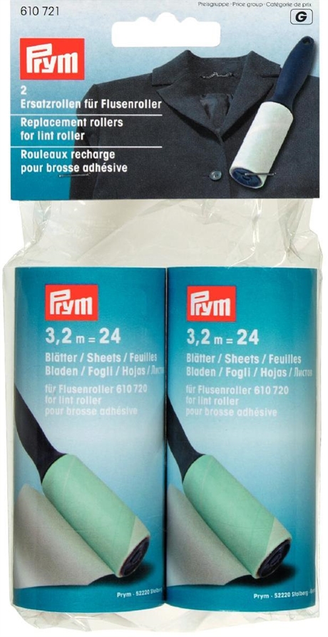 PRYM Klädvårdsrulle Refill, 2 rullar