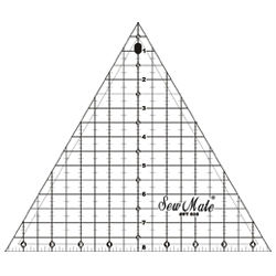 Quiltlinjal Pyramid 60 grader, 23 x 20 cm