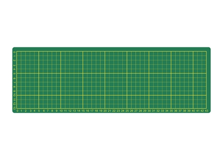 Skärmatta, Självläkande.  450 x 150 x 3mm / Inch 18x6