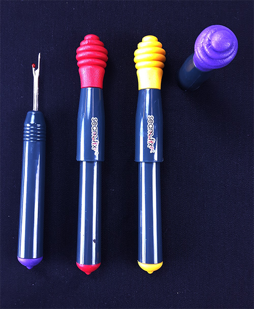 GUL - Sprättare med gummiknopp