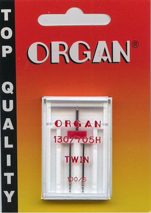 Tvillingnål 6,0 mm. Grovlek 100