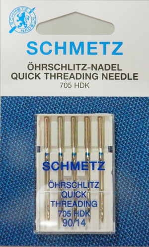 Enkelträdande nål. 90. 5-pack