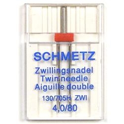 Tvillingnål Universal 4mm. Grovlek 80