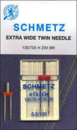 Tvillingnål Universal 6mm. Grovlek 100