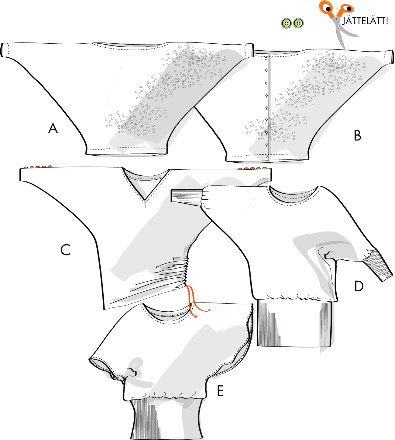 Blus Betty Kane, XS - XL