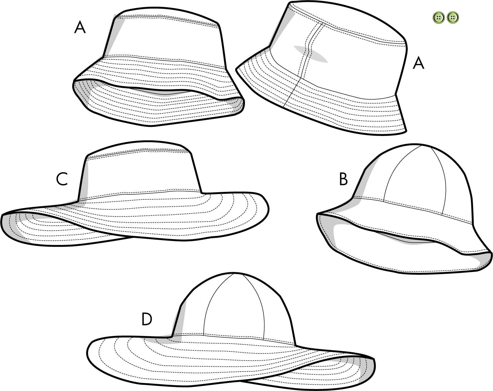 Hattar Sommar, XS - L