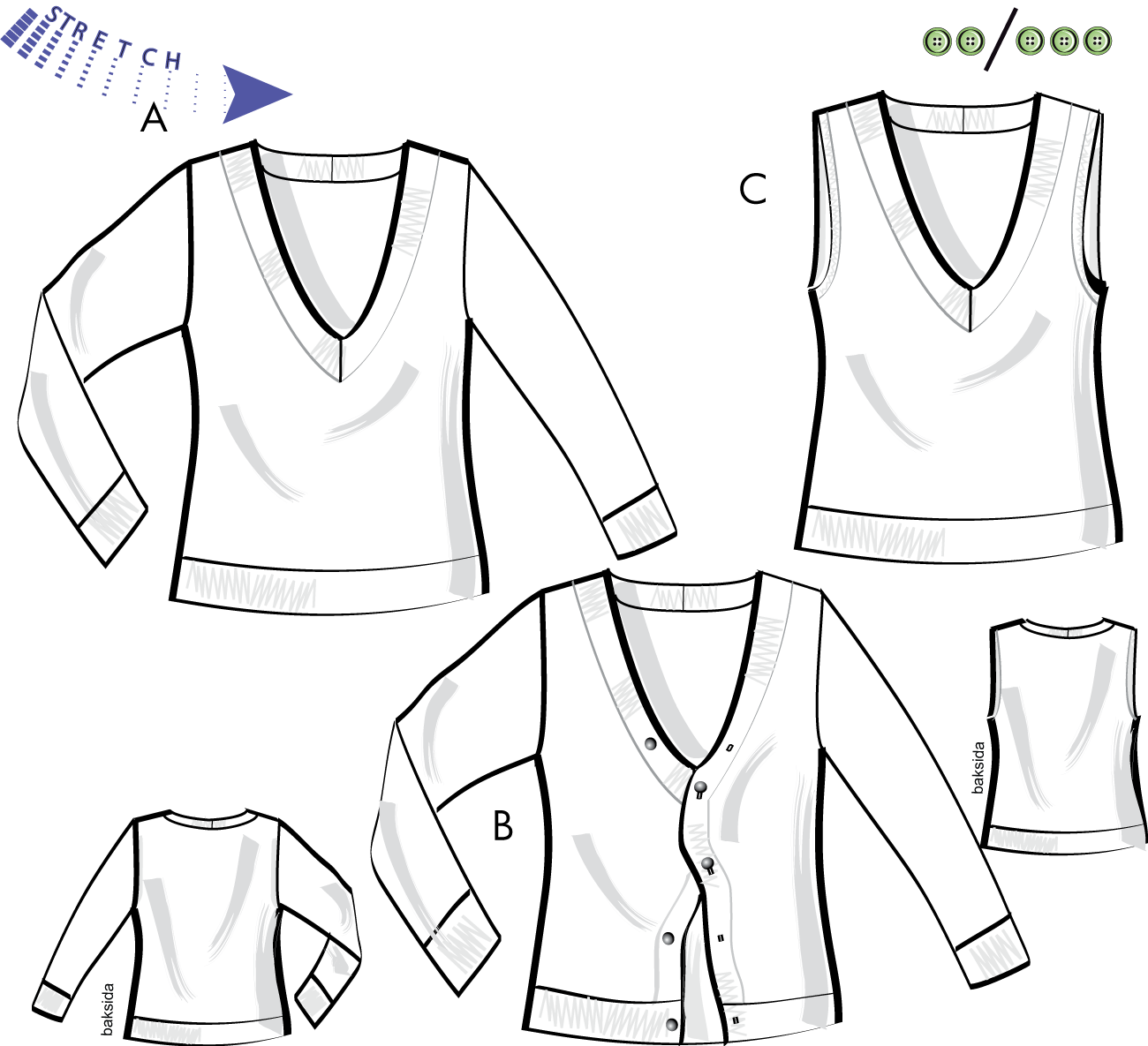 Herrtröja 4H06, 46-56