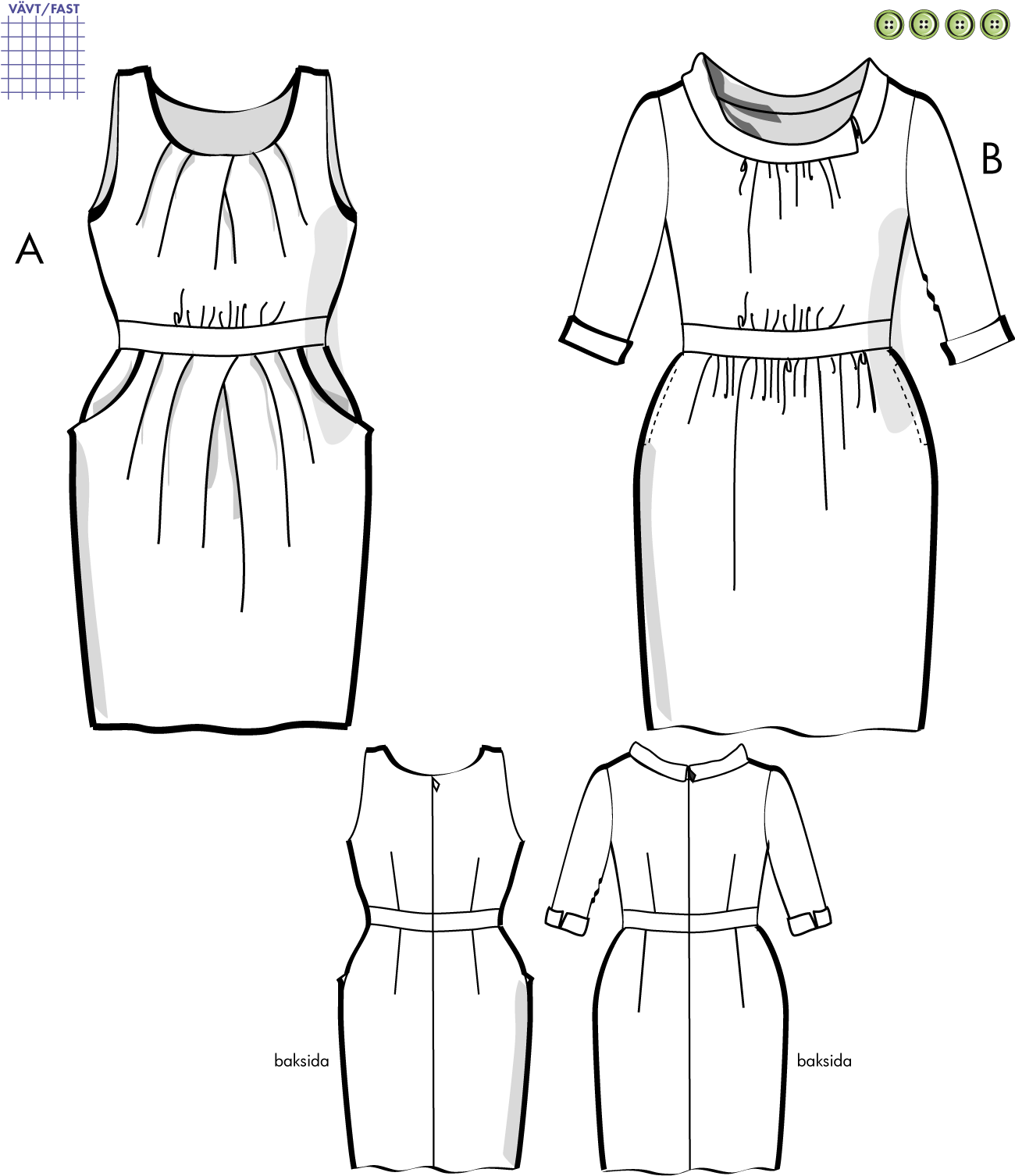 Klänning Jackie 2H10, 36-46