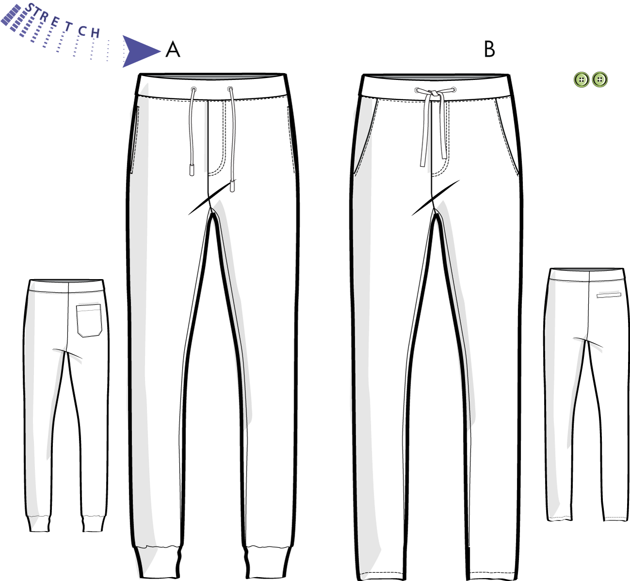 Sweatpants Sander, 2V18,  XS - 2XL
