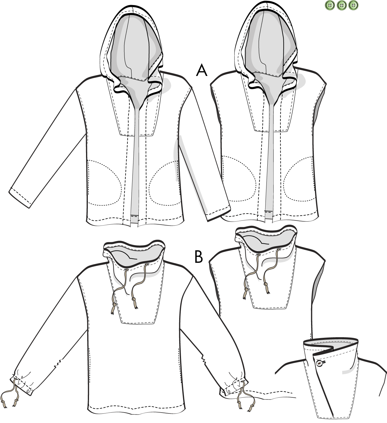 Tröja Erik 4V12, XS - XL