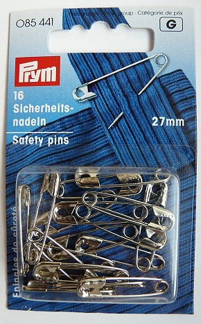Säkerhetsnålar. 27mm.