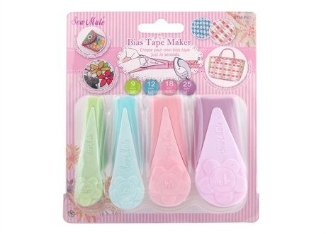 Bias Tape makers 9, 12, 18 & 25 mm