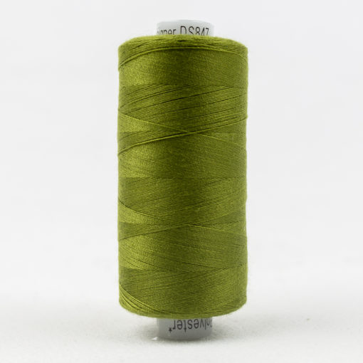 Sy- och overlockstråd Olive Drab