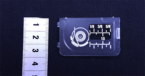 Griparlucka - Janome, Rektangulär griparlucka