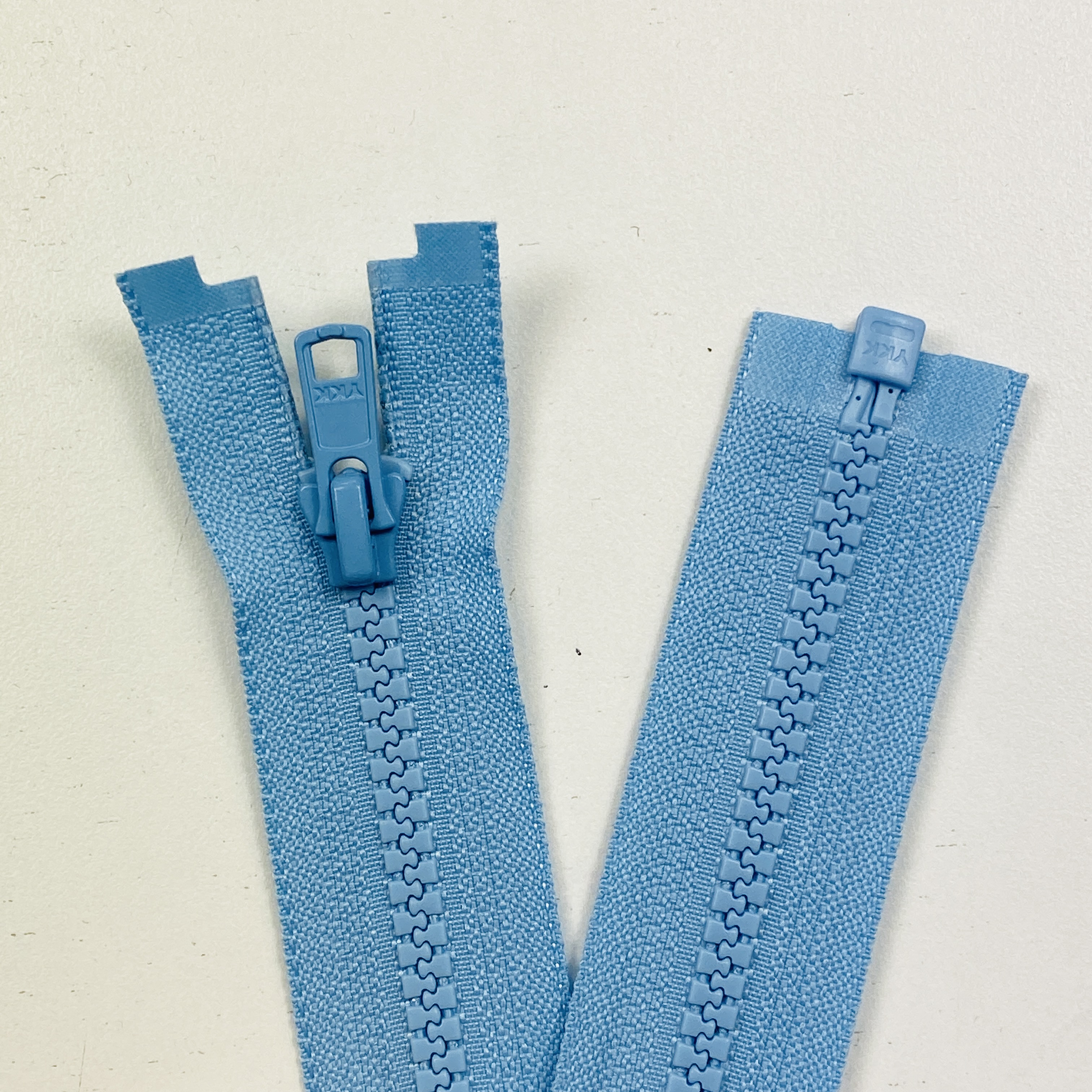 Delbart Blixtlås - Ljusblå 25-90cm