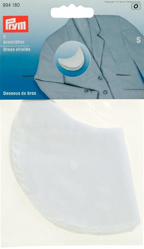 994 180 - PRYM Skydd för armhålan S VIT