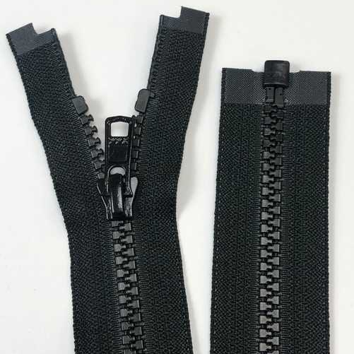 Delbart Blixtlås - Svart 25-90cm