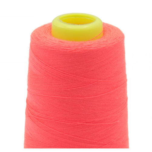Overlock tråd Zahra, 4st - Neon Pink