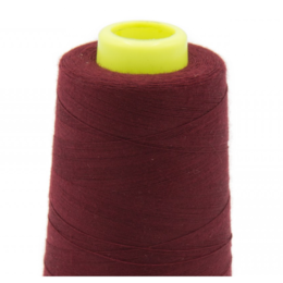 Overlock tråd Zahra, 4st - Vinröd