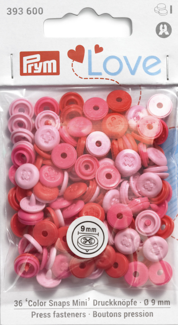 Love Color Snaps cerise & rosa