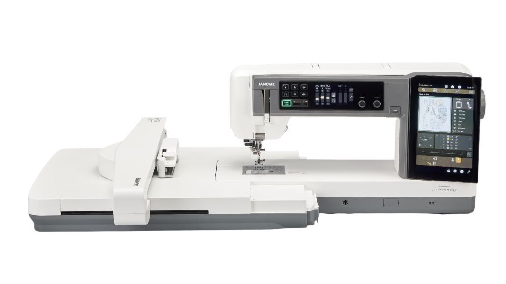 Janome CM17 - sy & brodermaskin